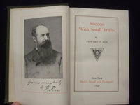 1898 SUCCESS WITH SMALL FRUITS HARDCOVER BOOK BY E. P. ROE - KD 8364