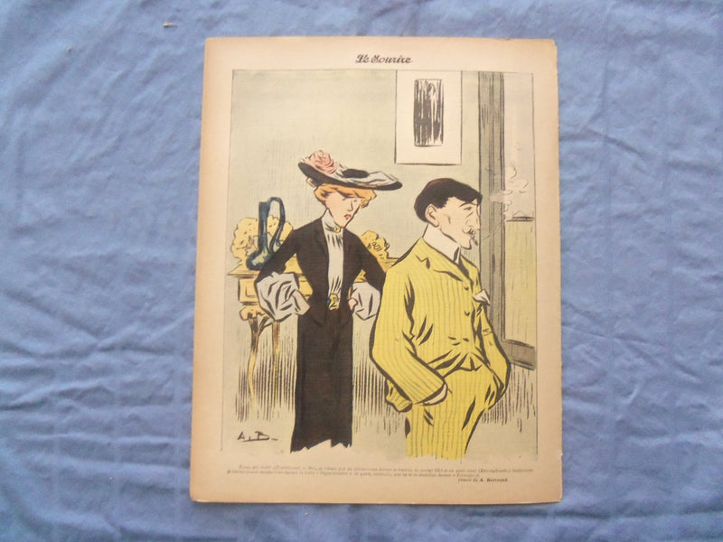1903 JUNE 6 LE SOURIRE MAGAZINE - ILLUSTRATED COMEDY - FRENCH TEXT - SP 4865Q