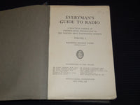 1927 EVERYMAN'S GUIDE TO RADIO EDITED BY RAYMOND YATES - VOLUME 1 - KD 81S