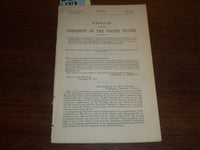 1881 DECEMBER 15 PRESIDENT CHESTER ARTHUR MESSAGE - INDIANS - K 1236