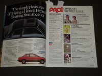 1981 PRO! MAGAZINE PREMIERE ISSUE VOLUME 1 NO. 1 -PLUNKETT-FLORES COVER- II 3073