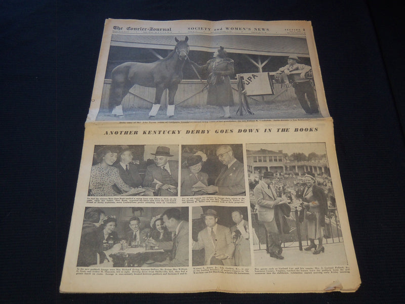 1948 MAY 2 THE COURIER-JOURNAL NEWSPAPER SECTION 2 - KENTUCKY DERBY - NP 5817