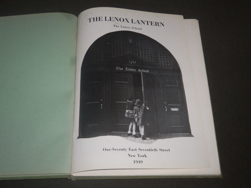 1949 THE LENOX LANTERN LENOX SCHOOL YEARBOOK - NEW YORK CITY - YB 961