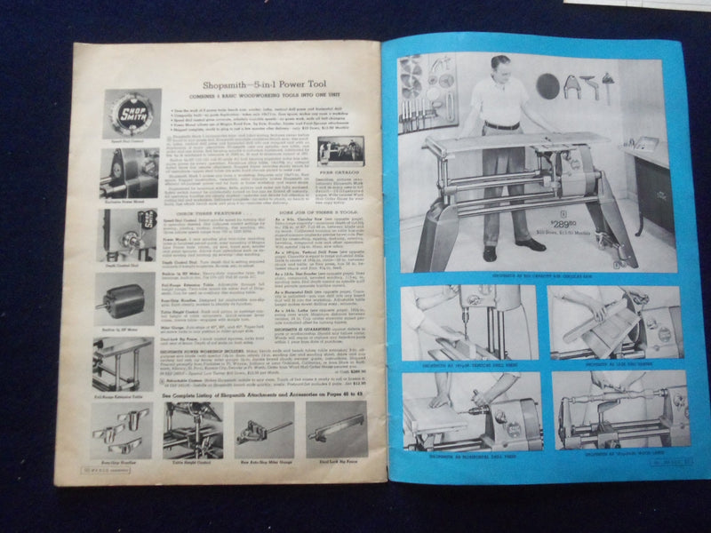 1956-1957 MONTGOMERY WARD POWR-KRAFT POWER TOOL CATALOG - J 8488
