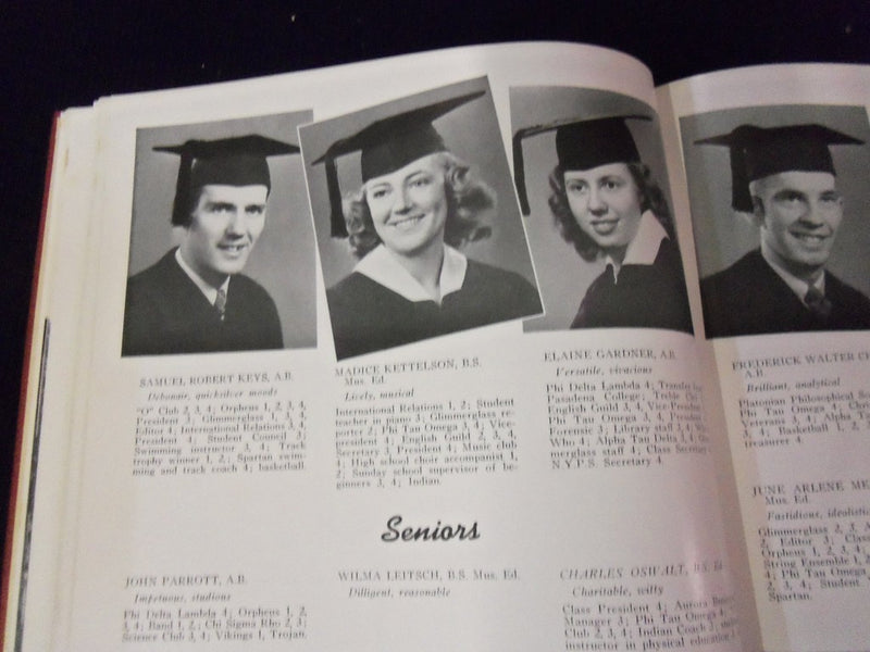 1948 OLIVET NAZARENE COLLEGE YEARBOOK - AURORA - BOURBONNAIS ILLINOIS - YB 179