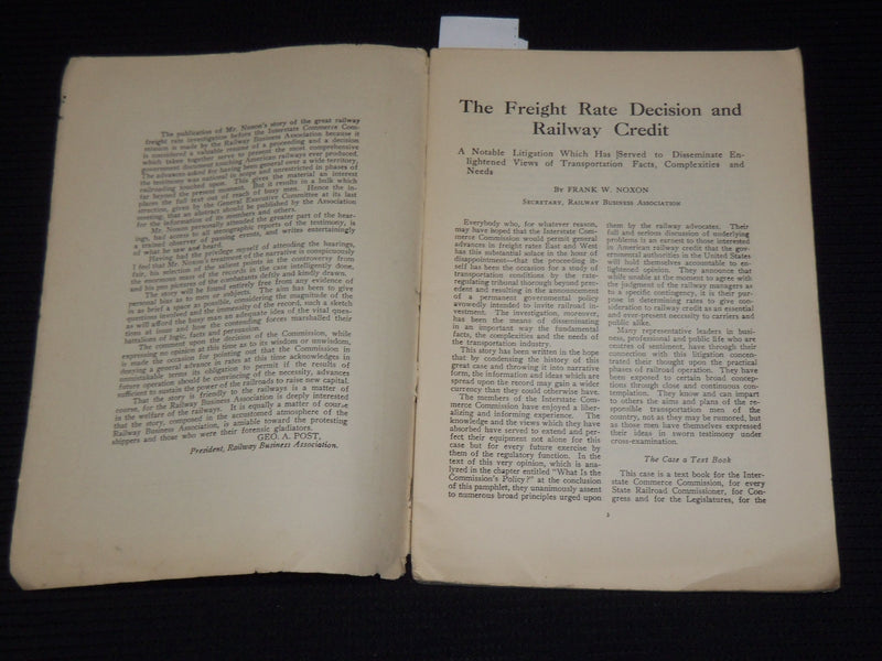 1911 MARCH 4 RAILWAY BUSINESS ASSOCIATION BULLETIN NO. 6 - K 41