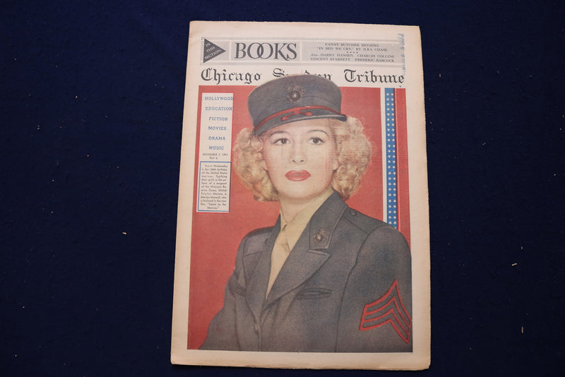 1943 NOVEMBER 7 CHICAGO TRIBUNE MAGAZINE - MARILYN MAXWELL COVER - E 23034