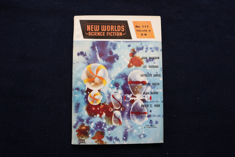 1962 APRIL NEW WORLDS SOFTCOVER DIGEST MAGAZINE - VOLUME 39, NUMBER 117 - K 450