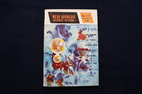 1962 APRIL NEW WORLDS SOFTCOVER DIGEST MAGAZINE - VOLUME 39, NUMBER 117 - K 450