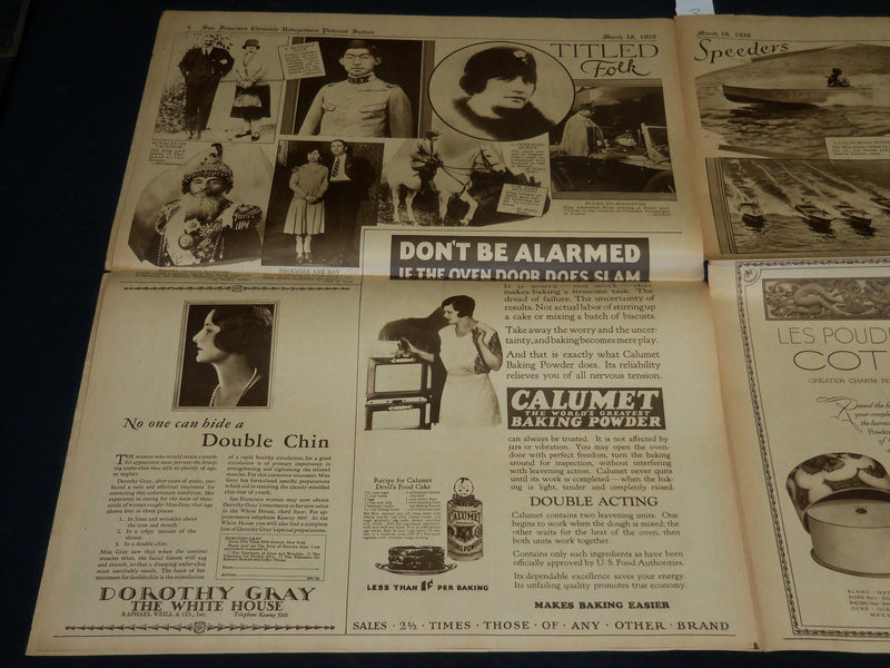 1928 MAR 18 SAN FRANCISCO CHRONICLE ROTO - PASSION PLAY - BOBBY JONES - NP 5107