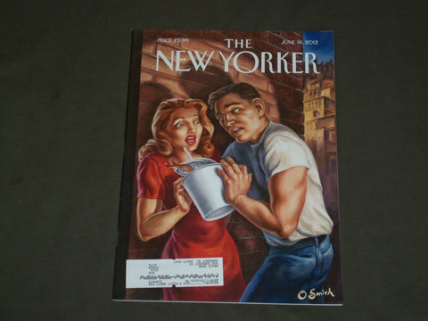 2012 JUNE 18 THE NEW YORKER MAGAZINE - ILLUSTRATED COVER - NY 2221