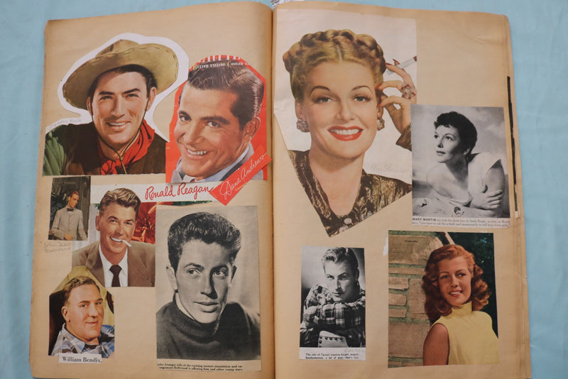 1930'S-1940'S MOVIE STAR SCRAPBOOK - LOADED - E 26493