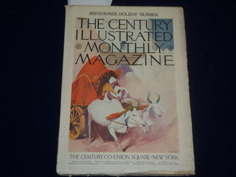 1912 AUGUST THE CENTURY MAGAZINE - MAXFIELD PARRISH - JOSEPH PENNELL - SP 2601