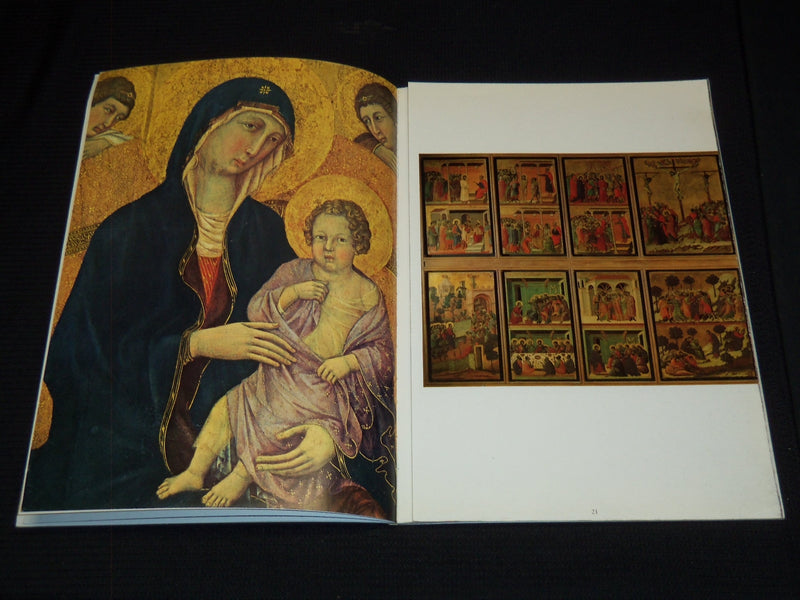 1980'S DUCCIO'S MAESTA SOFTCOVER BOOK BY ENZO CARLI - NICE PRINTS - KD 4814E