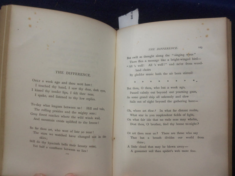 1979 FRIAR ANSELMO AND OTHER POEMS HARDCOVER BOOK BY JULIA D.R. DORR - KD 8480
