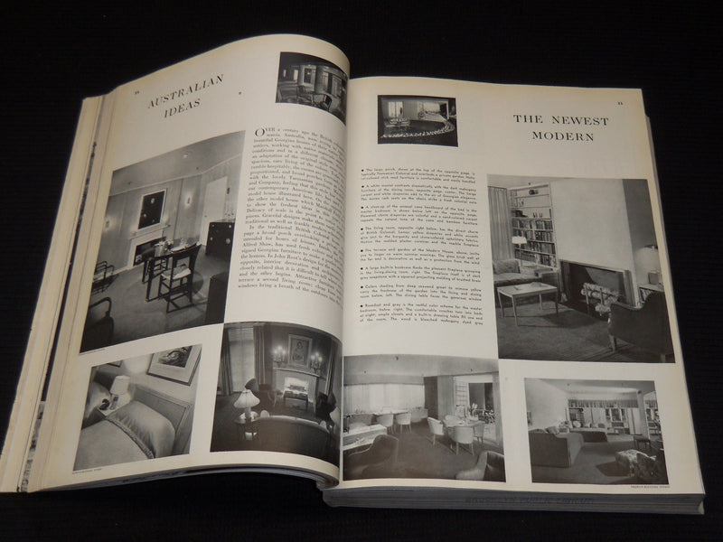 1937 JULY-DECEMBER HOUSE BEAUTIFUL MAGAZINE BOUND VOLUME - NICE COVERS- KD 4727F