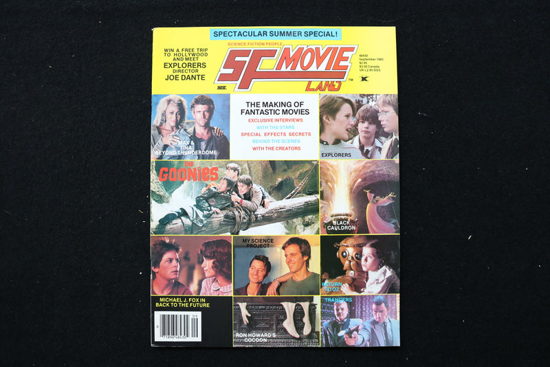 1985 SEPTEMBER SF MOVIE LAND MAGAZINE - VARIOUS MOVIES COVER - E 24325