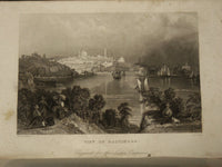 1841 MAY-1842 APRIL THE LADIES' COMPANION MAGAZINE BOUND VOLUME - KD 703Q