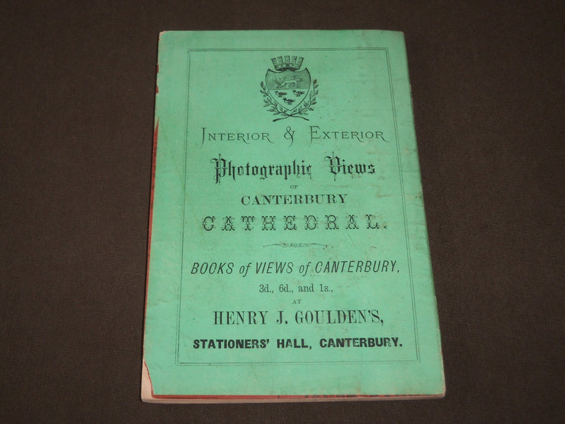 1800'S GOULDEN'S GUIDE TO CANTERBURY BOOK - U. K. - NICE MAP OF THE CITY- J 3452