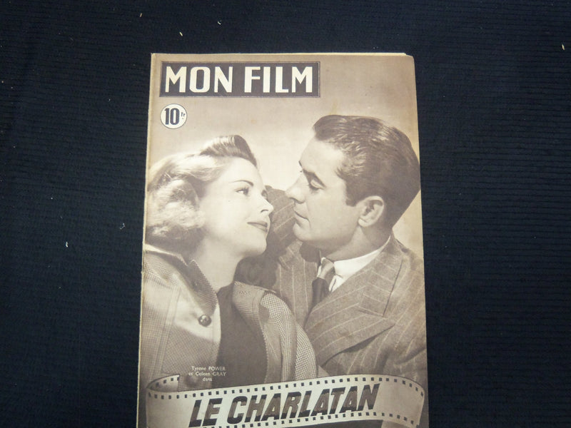 1949 JANUARY 19 MON FILM FRENCH MAGAZINE - POWER & COLEEN GRAY COVER - E 26115