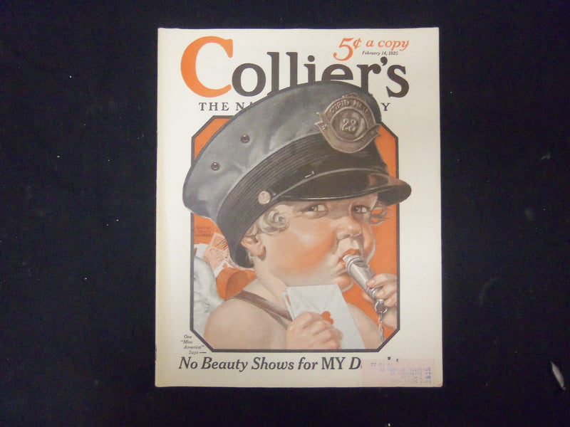 1925 FEB 14 COLLIER'S MAGAZINE - GREAT ILLUSTRATIONS, ARTICLES & ADS - ST 3931