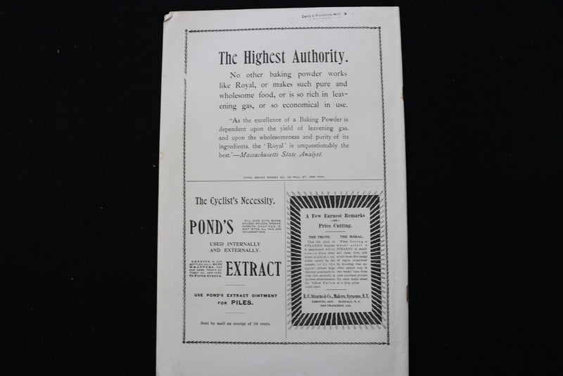 1896 JULY 23 THE CONGREGATIONALIST MAGAZINE - GEORGE P. SMITH - K 2342