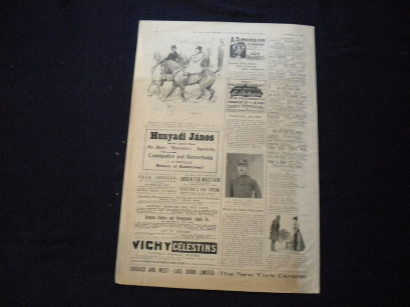 1899 DEC 16 THE MAIL AND EXPRESS MAGAZINE - A DREAM OF DECEMBER - B 676A
