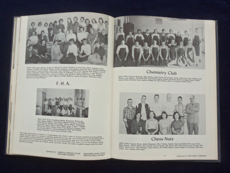 1957 THE BIG STACK ANACONDA HIGH SCHOOL YEARBOOK - ANACONDA, MONTANA - YB 3221