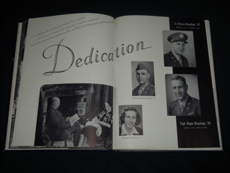 1945 THE NUTMEG UNIVERSITY OF CONNECTICUT YEARBOOK - JUNIOR CLASS - YB 1552