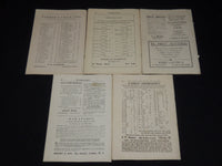 1915-1916 THE STAMP JOURNAL MAGAZINE LOT OF 5 ISSUES - O 1134L