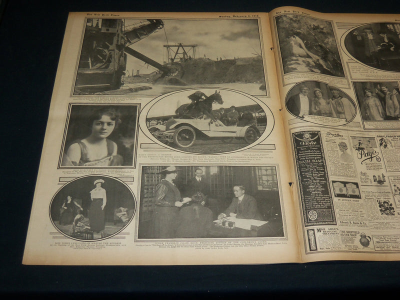 1916 FEBRUARY 6 NEW YORK TIMES ROTO PICTURE SECTION - 