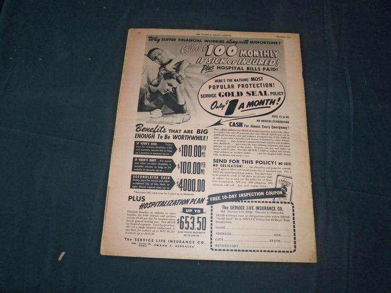 1946 DECEMBER THE NATIONAL POLICE GAZETTE MAGAZINE - GAE HESS - B 5927