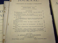 1879 APPLETON'S JOURNAL MAGAZINE LOT OF 11 ISSUES - SPENCER WALPOLE - WR 689