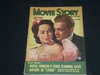 1941 SEP MOVIE STORY MAGAZINE - MERLE OBERON & JOSEPH COTTEN COVER - SP 4450