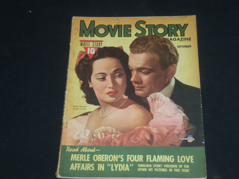 1941 SEP MOVIE STORY MAGAZINE - MERLE OBERON & JOSEPH COTTEN COVER - SP 4450