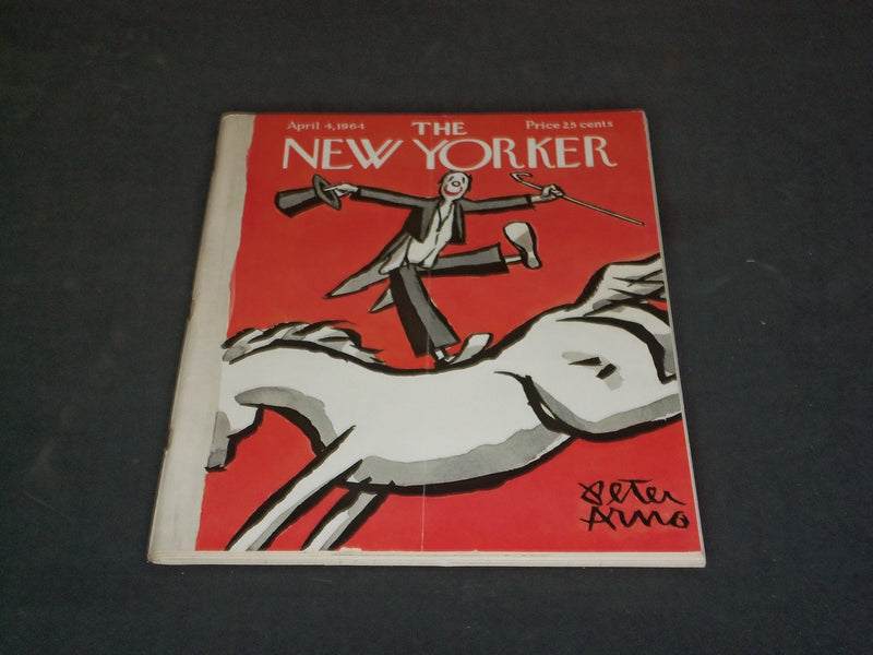 1964 APRIL 4 THE NEW YORKER MAGAZINE - ILLUSTRATED COVER - NY 834