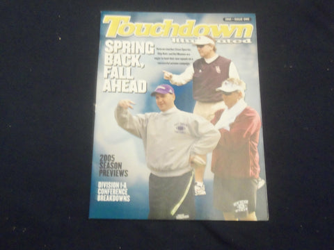 2005 TOUCHDOWN ILLUSTRATED MAGAZINE-ISSUE 1 -SEASON PREVIEWS- DIV I-A - SP 1219H