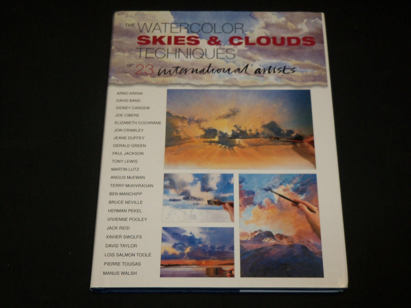 2004 THE WATERCOLOR SKIES AND CLOUDS TECHNIQUES HARDCOVER BOOK - I 1880