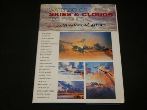 2004 THE WATERCOLOR SKIES AND CLOUDS TECHNIQUES HARDCOVER BOOK - I 1880