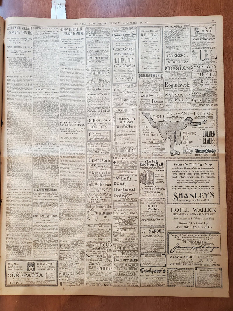 1917 NOVEMBER 16 NEW YORK TIMES - KERENSKY ARMY IN FLIGHT - NT 8070