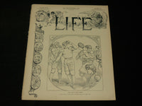 1906 NOVEMBER 8 LIFE MAGAZINE - ONLY SOLUTION - JAMES M. FLAGG ILLUS. - B 4590G