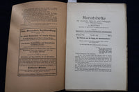 1907 NOVEMBER MONATSHEFTE FUR DEUTSCHE SPRACHE UND PADAGOGIK - GERMAN - K 1441