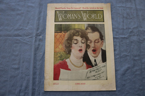 1914 MARCH WOMAN'S WORLD MAGAZINE - ILLUSTRATIONS/STORIES/ADS - SP 4783I