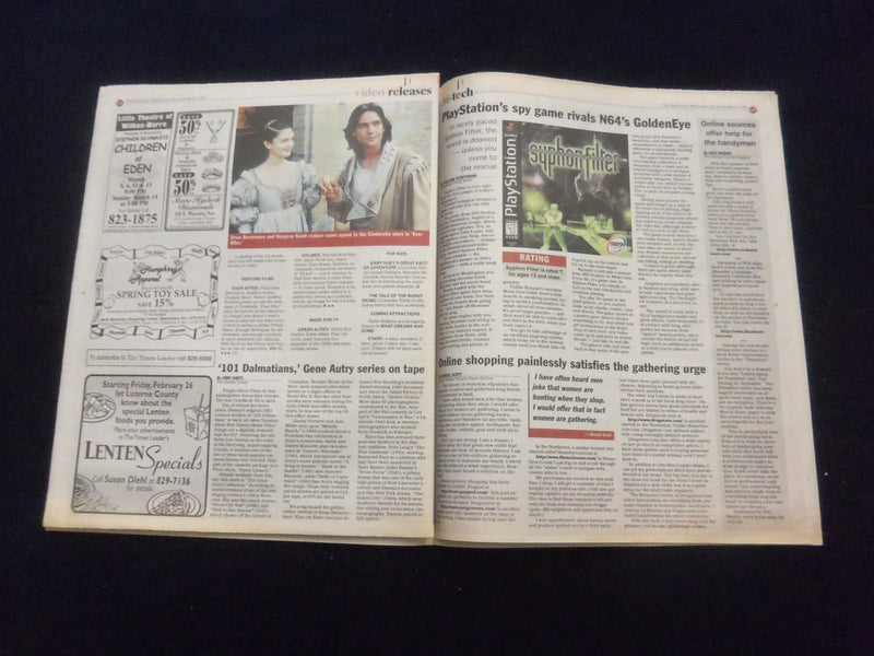 1998-99 WILKES-BARRE, PA TIMES LEADER NEWSPAPER - THE GUIDE - LOT OF 4 - NP 6218