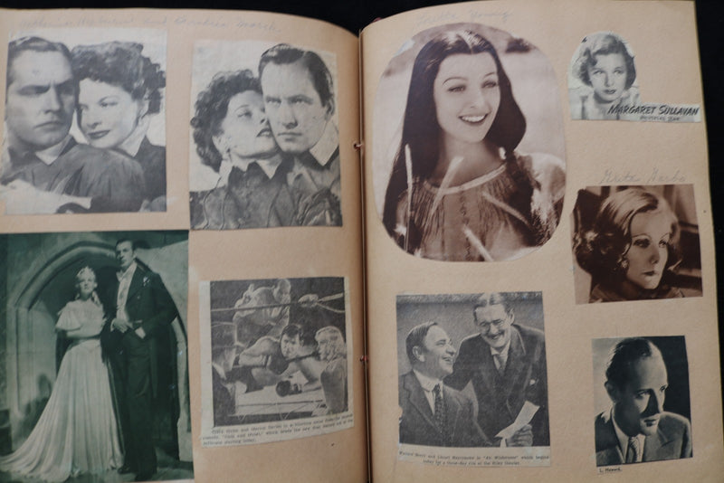 MOVIE STARS SCRAPBOOK - MANY PHOTOS - E 26438