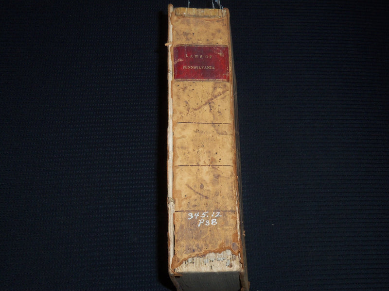 1810 LAWS OF THE COMMONWEALTH OF PENNSYLVANIA VOLUME NO. 2 - KD 703X