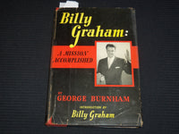 1955 BILLY GRAHAM A MISSION ACCOMPLISHED BOOK BY GEORGE BURNHAM - KD 4144D