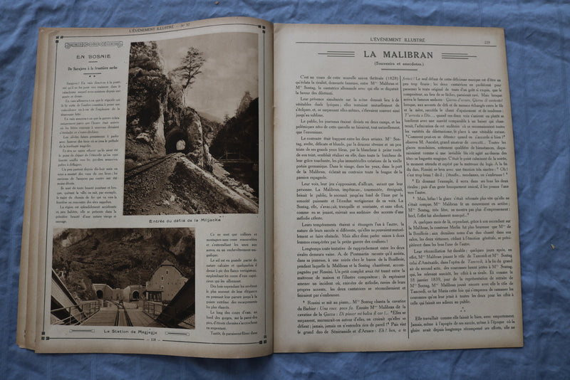 1916 MARCH 25 L'EVENEMENT MAGAZINE-EN HOLLANDE DES PROJECTILES- FRENCH - NP 8649