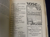 1909-1911 THE NINETEENTH CENTURY & AFTER PERIODICAL LOT OF 5 - NICE ADS - O 2912