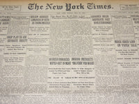 1920 MAY 14 NEW YORK TIMES - WILSON REBUKES CONGRESS IN VETO - NT 8676